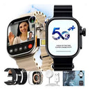 Smartwatch com câmera Giratória chip wi-fi 64GB  Android