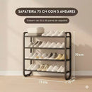 Sapateira 4/5 Andares Organizador de Sapatos Tênis 8/10 Pares
