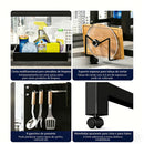 Escorredor De Louça Aço Inox Organizador Louça Pratos Copos Talheres Para Cozinha