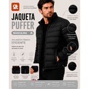 Jaqueta Puffer Blusa Impermeável Para Frio Intenso