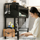 Escorredor De Louça Aço Inox Organizador Louça Pratos Copos Talheres Para Cozinha