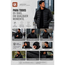 Jaqueta Puffer Blusa Impermeável Para Frio Intenso
