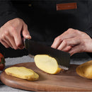 Kit facas de cozinha/ Profissional Antiaderente 6 Peças Preto/colorido