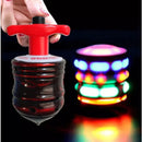 Pião Musical Luminoso Com Lançador Automatico